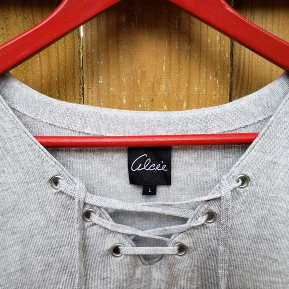 SACKS OFF FITH Alcee Lace Up Sweater - Picture 2 of 7